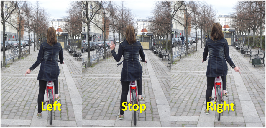 bike signal for right turn